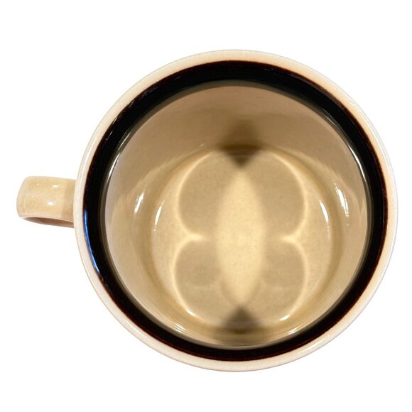 Arabia Finland Ruija Troubadour Mug Leaf Design Vintage Ceramic - Picture 5 of 5